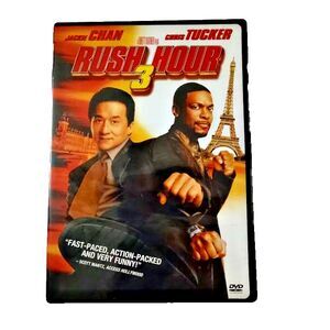Rush Hour 3 DVD Movie 2008 Comedy Jackie Chan Chris Tucker